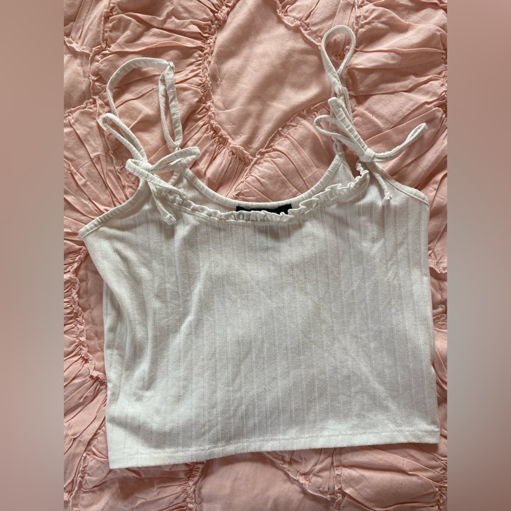 White tank top